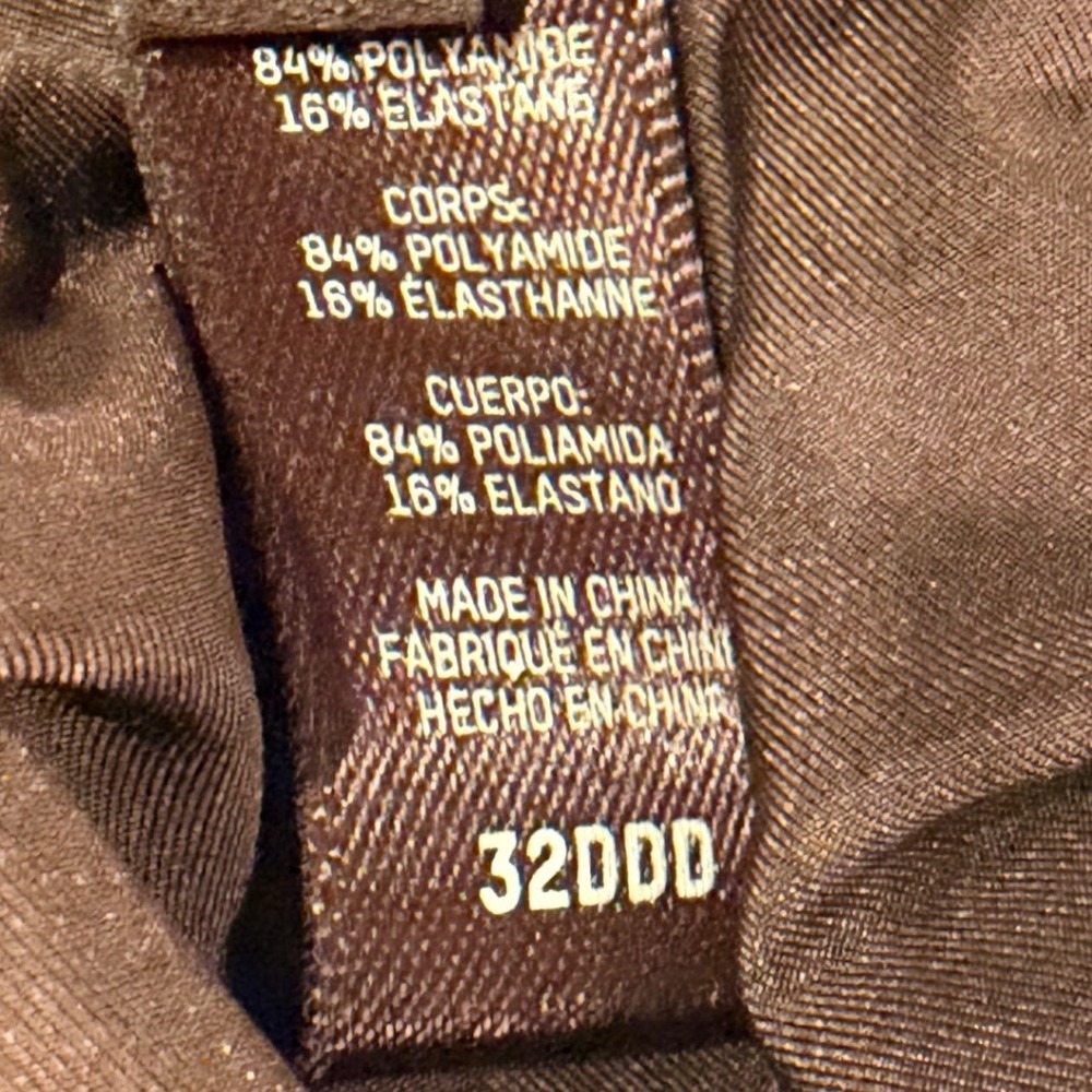 SKIMS Fits Everybody Wireless Form Bra Espresso Brown 32DDD - Picture 6 of 7